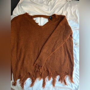 Rue 21 orange sweater